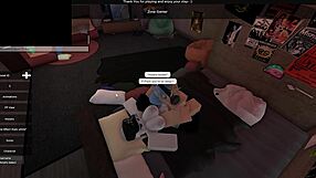 Roblox girl shares intimate moment