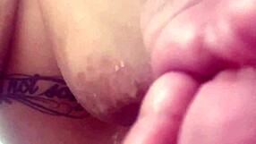 latina milf mary jhuana tests showerhead on her body