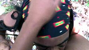 Don sucks on nina rivera's sweet pussy in the forest