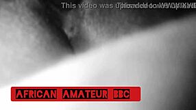 african mature gets pussy and ass fucked missionary by big black cock