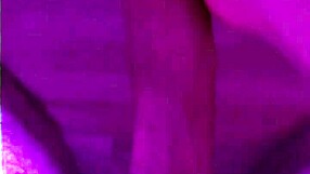 Detailed sensitive massage on young amateur's erect penis