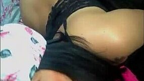 latina teen gives big blowjob to brother on webcam