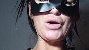 Femdom Mistress Rates Submissive Cock in BDSM Session.