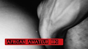 african mature gets pussy and ass fucked missionary by big black cock