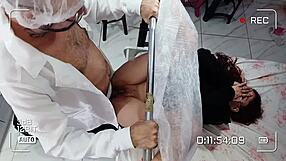 Doctor Gino applies anesthetic gel and dominates young girl with intense cock