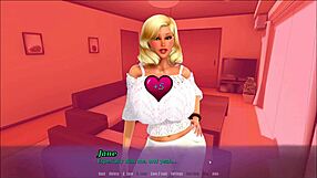 Step aunt strips naked in bath!