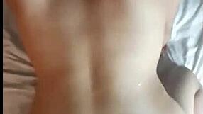 Latina milf rides her lover passionately in homemade scene