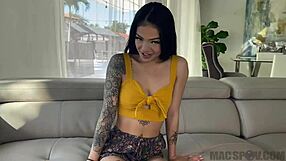 Petite Asian Paisley Paige Gets Railed With Big Dick On Pov Scene