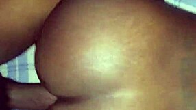 Ebony slut gets f***ed in doggystyle by stiff big black dick
