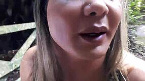 Trail in the forest with tourist guide Bianca Naldy