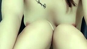 hue girl uses rabbit toy for personal pleasure