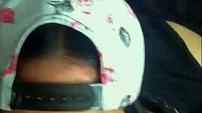 latina teen gives big blowjob to brother on webcam