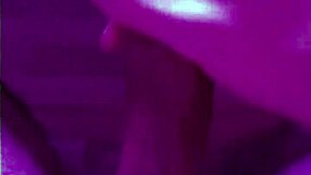 Detailed sensitive massage on young amateur's erect penis