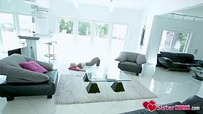 slim teen babe cheats with step brother's cock