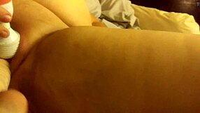 Wife's intense dildo fucking leads to wild squirting in homemade scene