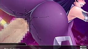 taimanin asagi 3 part 17 in black anime hentai game.