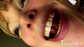 Mouth fetish: A video I a video of a man demonstrating the art of oral pleasure to his partner