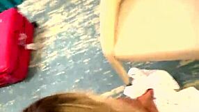 Monika Fox, the horny whore, endures quick deepthroat and hard anal sex with choking.