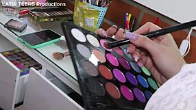 Danna Rose and Daniela Ortiz dominate with intense anal backstage