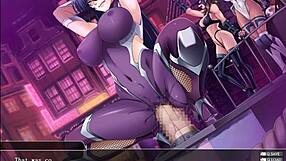 taimanin asagi 3 part 17 in black anime hentai game.