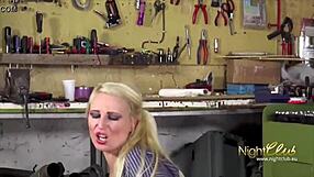 sexy milf shows big tits and pussy