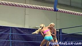 amateur babes wrestling and licking each other's pussies