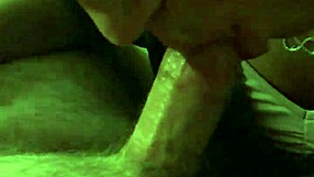 Watch my wife sucking that big cock like a pro milf