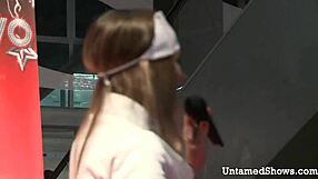 nurse performs striptease for patient in hospital