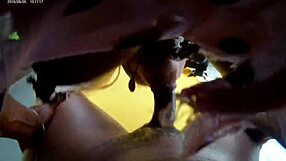 Naughty Ebony Neighbor Fucks Outdoors With Cumshot