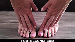 my sexy feet and pretty toes in black stockings close up