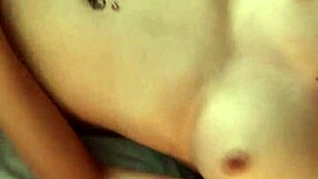 Cute petite teen playing with herself at home