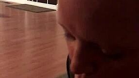 Watch my wife sucking that big cock like a pro milf