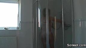 Unfaithful english milf gill ellis exposes her oversized balloons