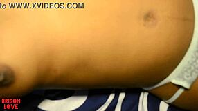 Shy teen with big tits bends over for doggystyle fucking suggestively