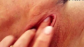 Porn star beautiful neighbour with big tits joys with anal toy in the close-up