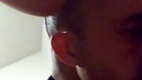 The guy sucks her pussy so damn good