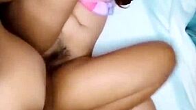 Pinay horny teen wants missionary fingering and creampie with natural tits