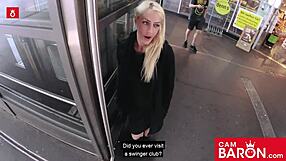 tattooed harleen van hynten rides a pickup artist's cock in a car