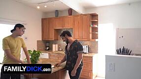 Naughty horny stud Jack Bailey begs Derek Allen to fuck and cum