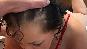 Sucking my cock with homemade passion