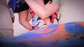 i fill my latina stepsister with cum after handjob