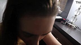 Hot Brunette Sucks BBC Like A Pro And Loves The Facial Cumshot