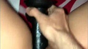 Latina girlfriend sucks two cocks hard