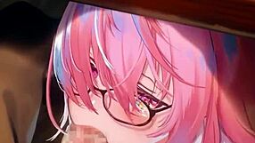Mashu Delivers Intense Stealthy Blowjob In Hentai