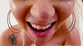 glamcore milf deepthroats huge cock in pov!