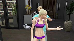 Elle Fanning gets a sensual massage today