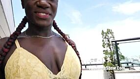 Brazilian beautiful Fernanda Chocolatte loves big black cock deeply