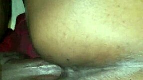 BLACK GIRL BENDS OVER FOR DOGGY STYLE FUCKING.