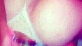 Homemade mature woman masturbates her pussy in thin lingerie