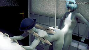 फर्री हेंटाई ज़ूटोपिया - जूडी रैबिट टॉयलेट में चोदाई, क्या क्रिम्पाई गंदगी